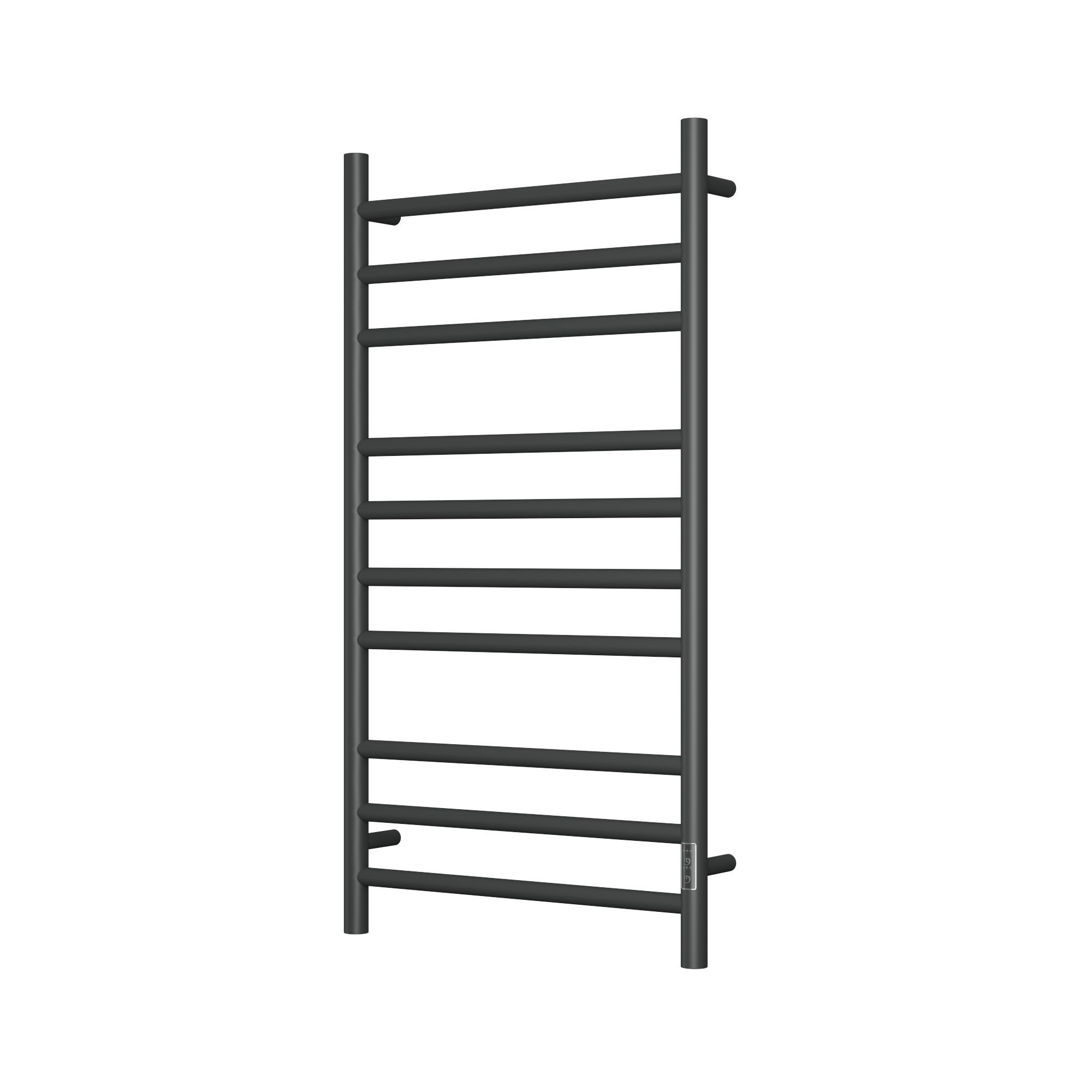 Полотенцесушитель электрический BAU Stil 50х100, 10 планок, универсальный, черный матовый RAL 9005