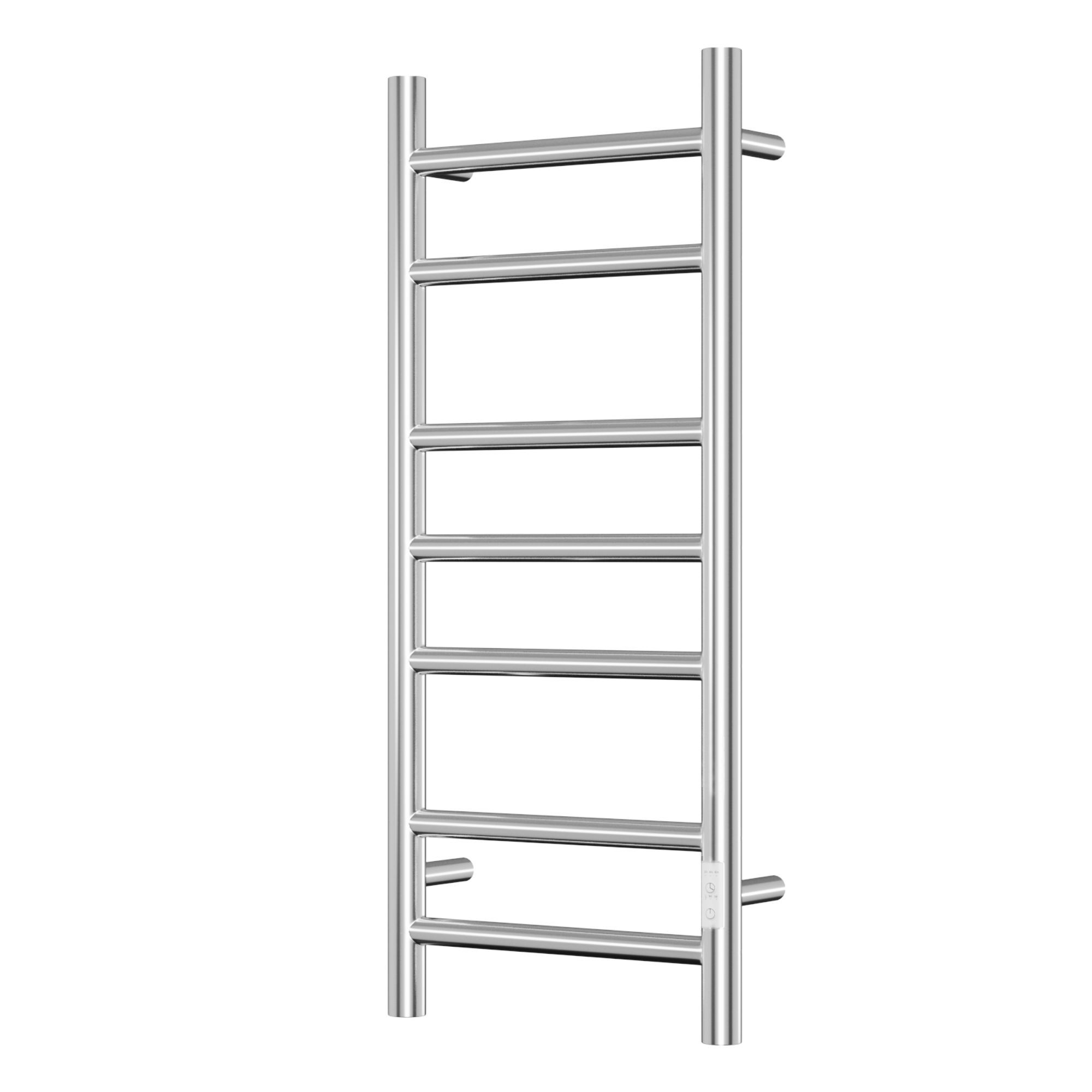 Полотенцесушитель электрический BAU Stil 30х80, 7 планок, универсальный, нерж. сталь полированная