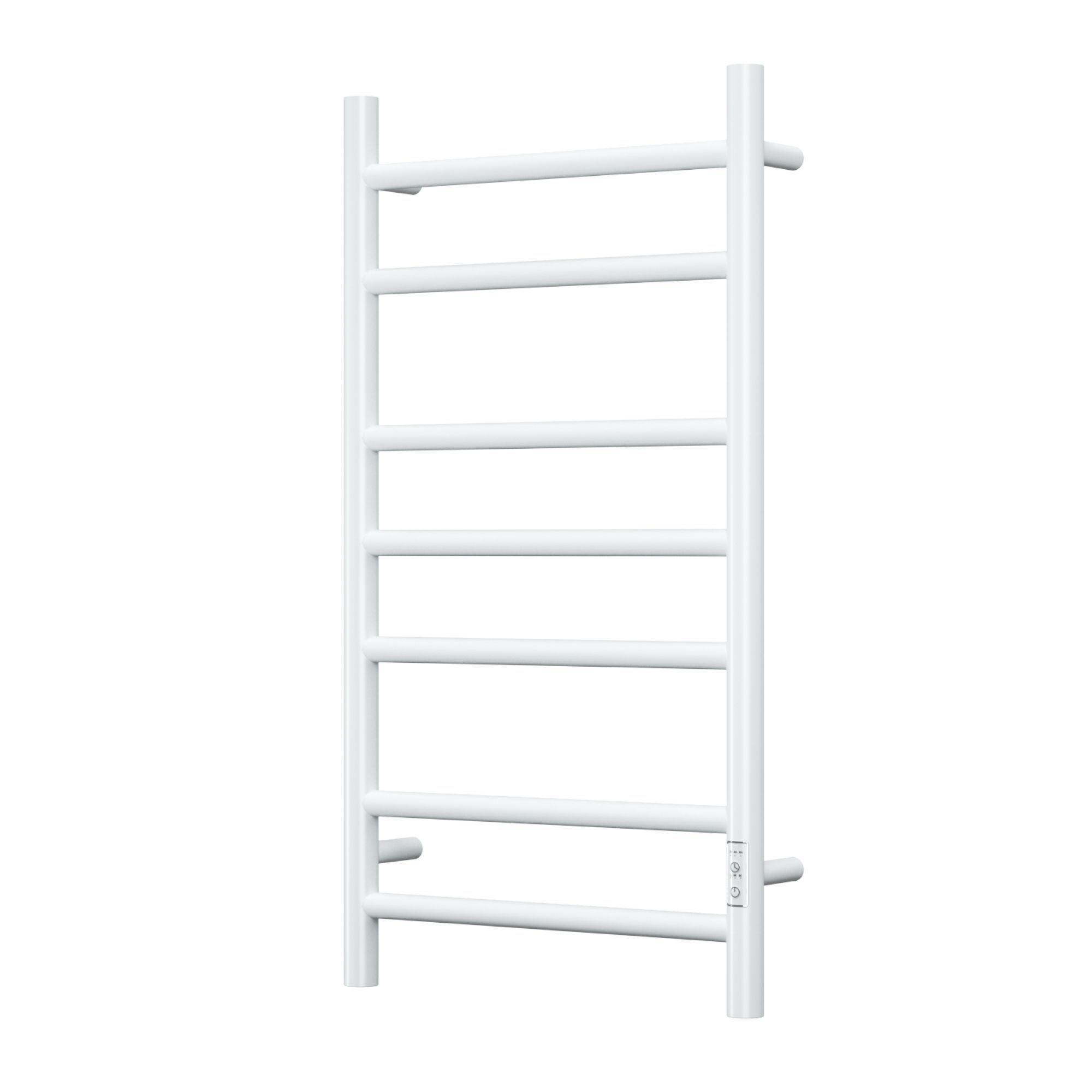 Полотенцесушитель электрический BAU Stil 40х80, 7 планок, универсальный, белый полуматовый