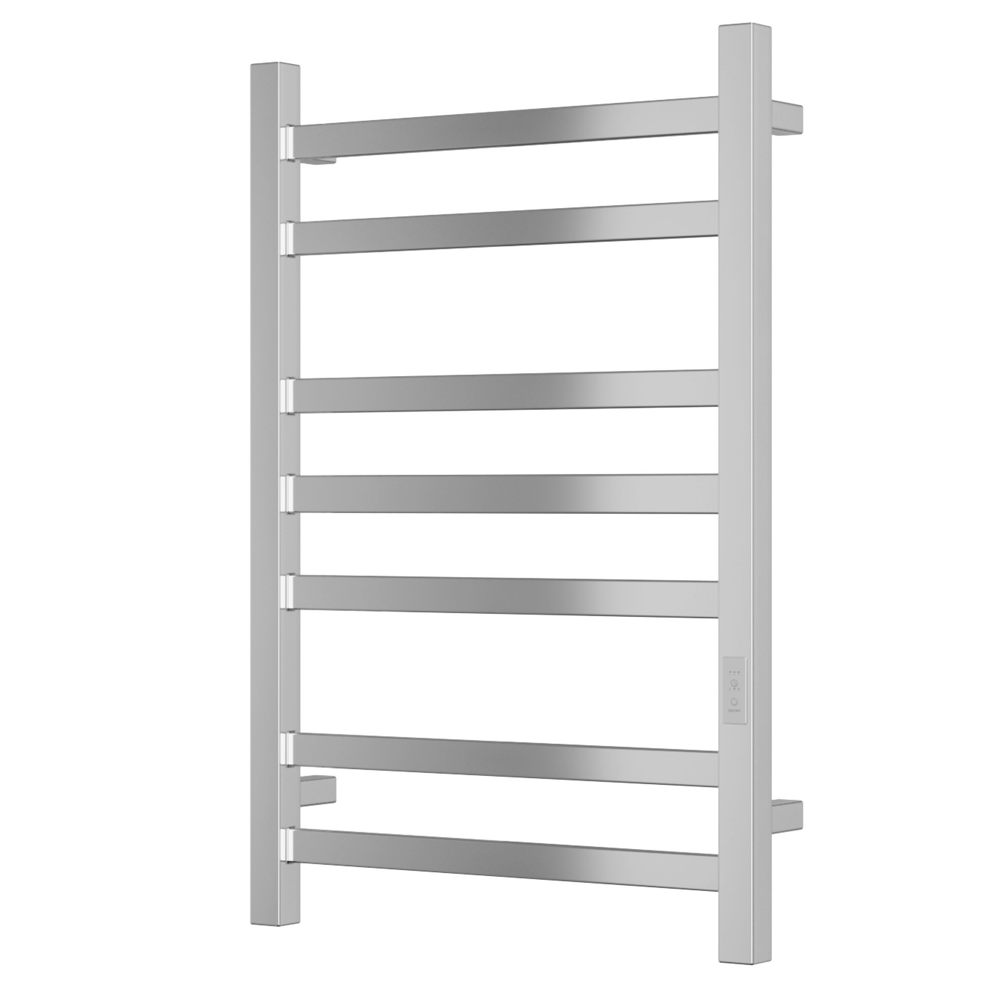 Полотенцесушитель электрический профильный BAU Hotel 50х80, 7 планок, универсальный, нерж. сталь полированная