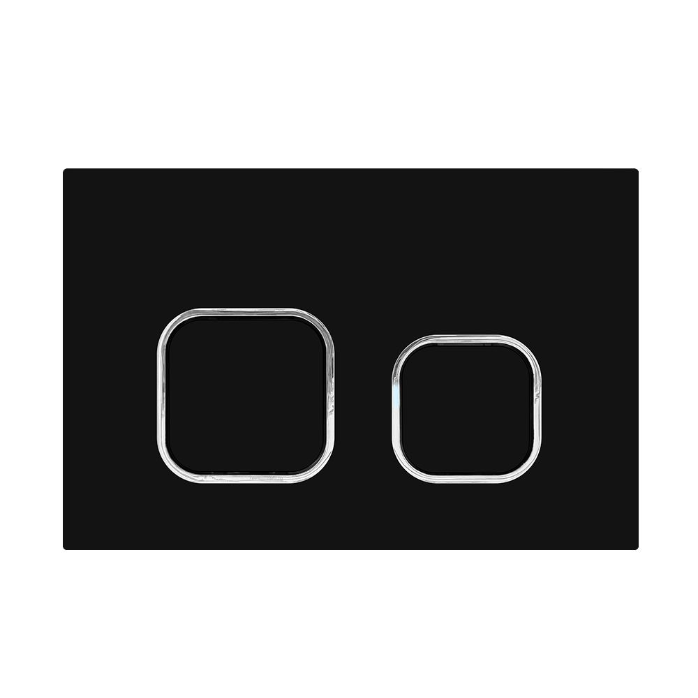 Кнопка смыва BAU Strike для инсталляции IDEAL, черная матовая E00103