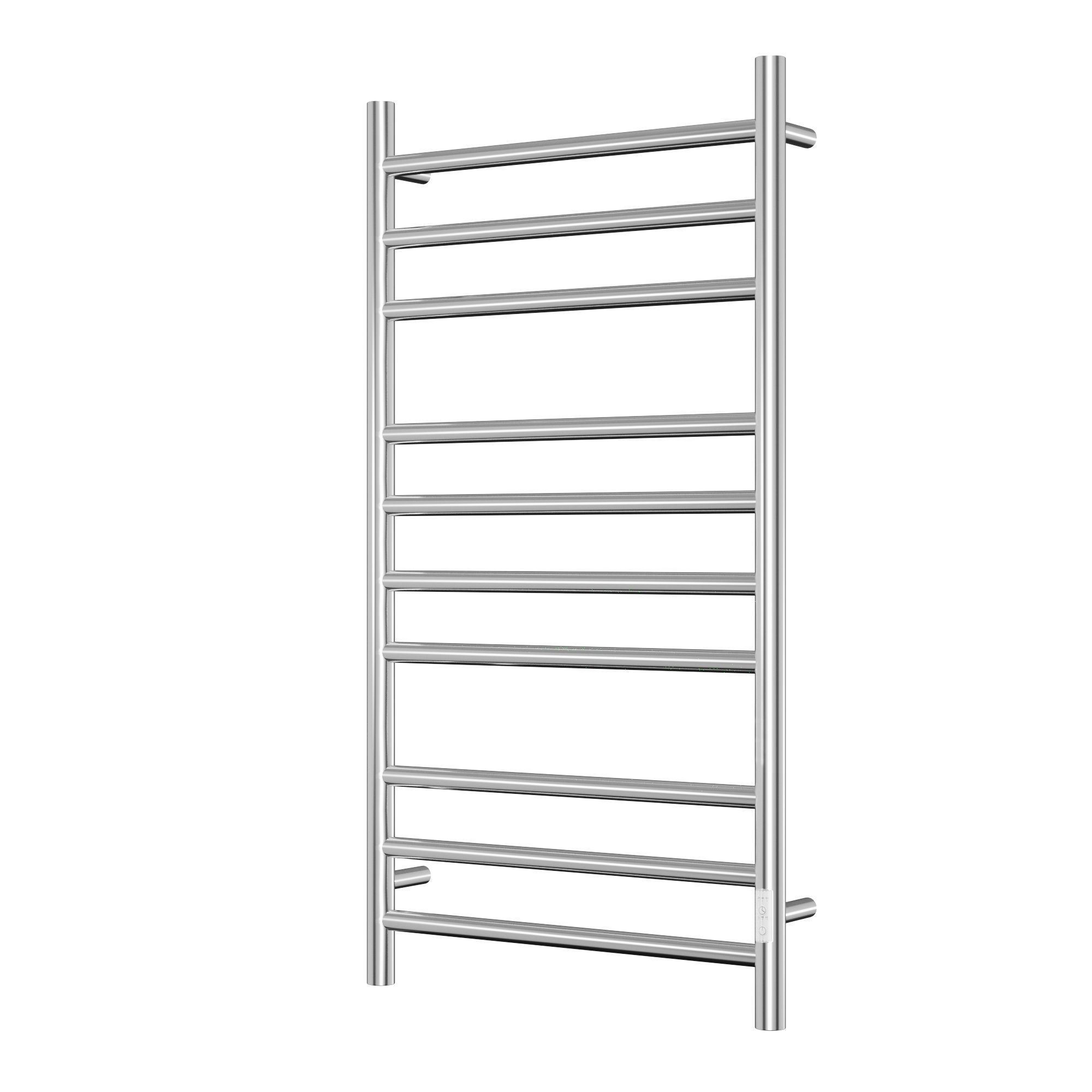 Полотенцесушитель электрический BAU Stil 50х100, 10 планок, универсальный, нерж. сталь полированная