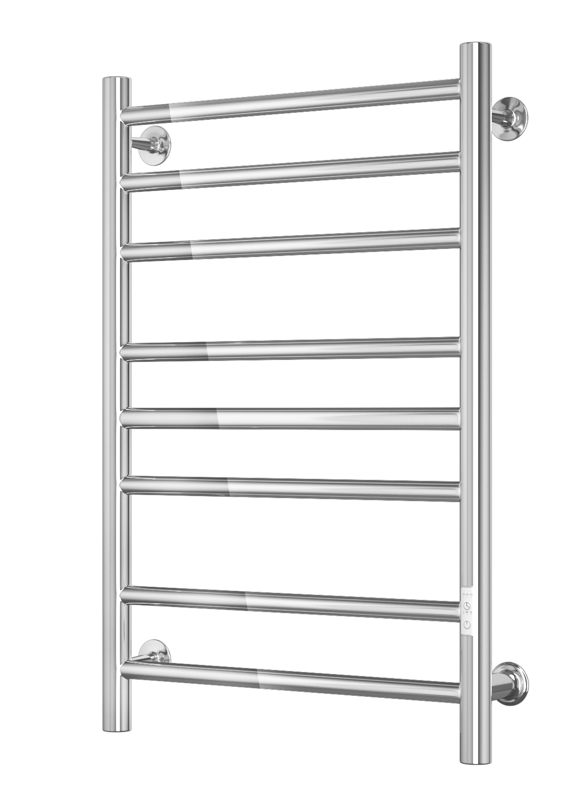 Полотенцесушитель электрический Маргроид BAU В10 50х80, П8 (3+3+2) с таймером справа, нерж. сталь, хром