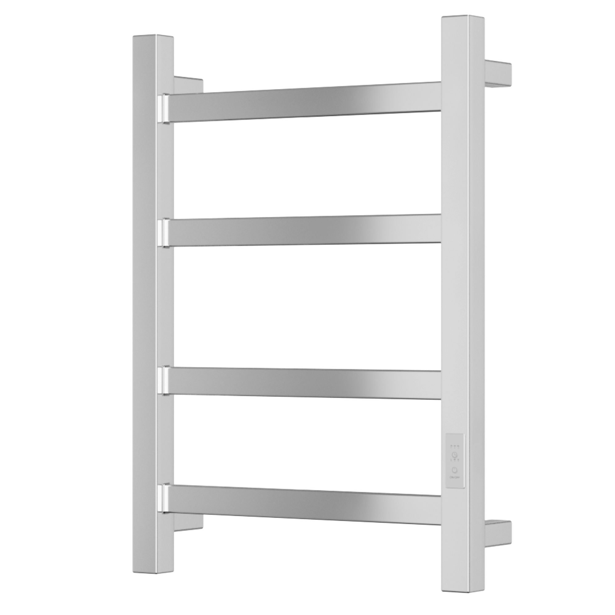 Полотенцесушитель электрический профильный BAU Hotel 40х60, 4 планки , универсальный, нерж. сталь полированная