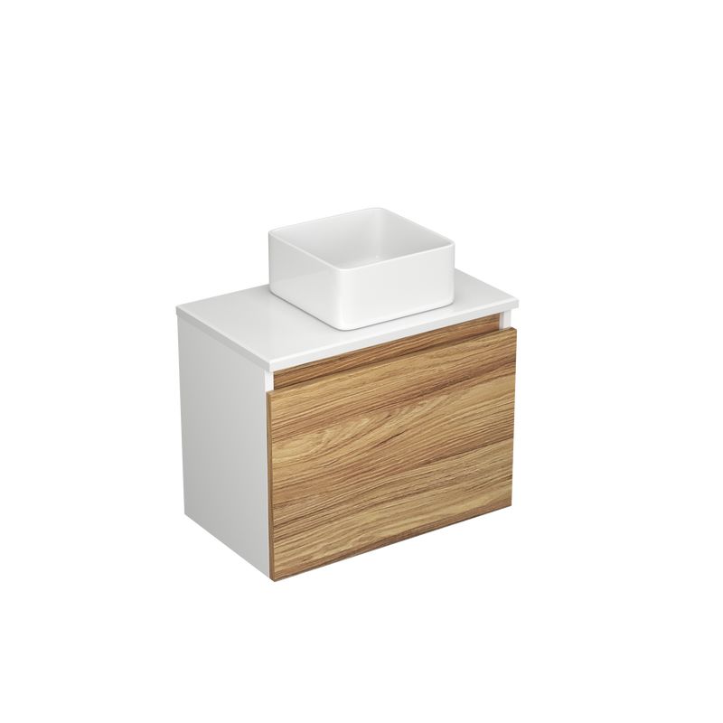 Тумба с раковиной (Тумба Bau Dream Blackwood 50, умывальник BAU Mini 24х24)