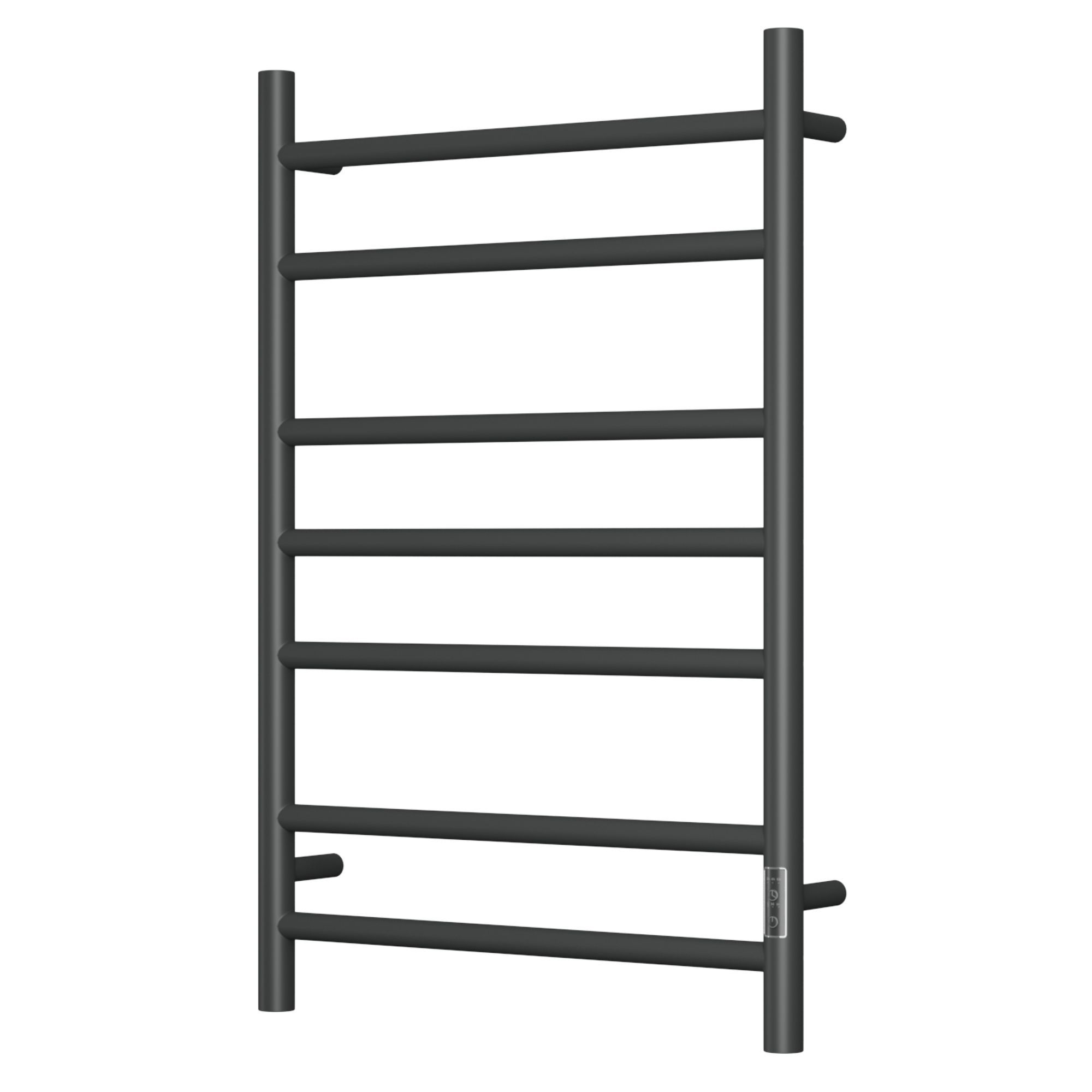 Полотенцесушитель электрический BAU Stil 50х80, 7 планок, универсальный, черный матовый RAL 9005