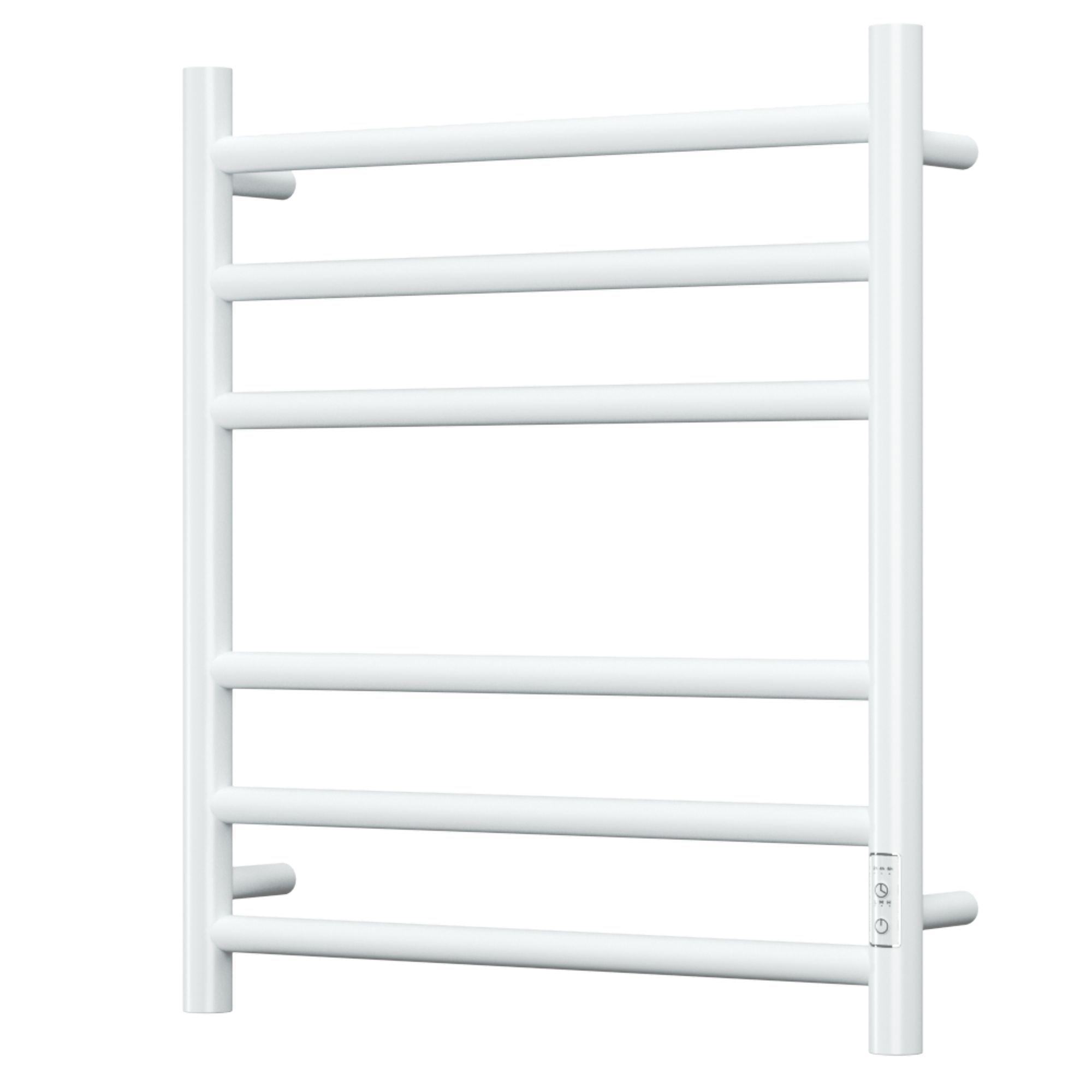 Полотенцесушитель электрический BAU Stil 50х60, 6 планок, универсальный, белый полуматовый