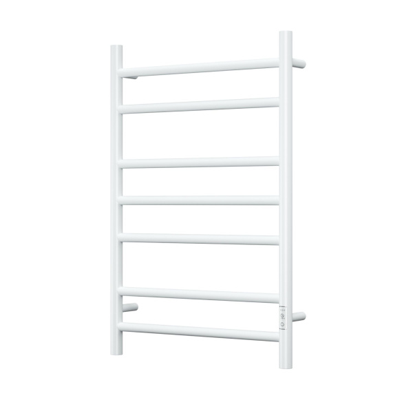 Полотенцесушитель электрический BAU Stil 50х80, 7 планок, универсальный, белый полуматовый