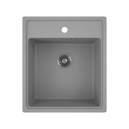 Мойка для кухни BAU Stil Pro 43х49, без выпуска, серый камень