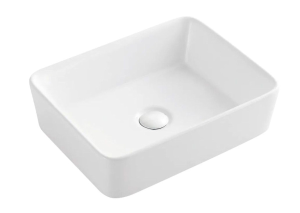 Тумба с раковиной и выпуском (Тумба Bau Dream Blackwood 80, умывальник BAU Hotel 48х37, выпуск клик клак, хром)