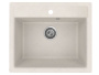 Мойка для кухни BAU Stil Pro 57х50 без выпуска, белый песок