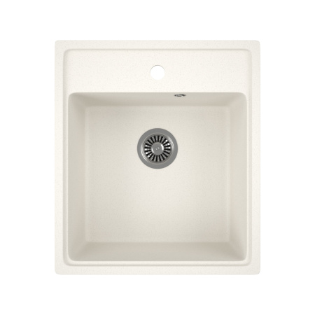 Мойка для кухни BAU Stil Pro 43х49, без выпуска, белый песок