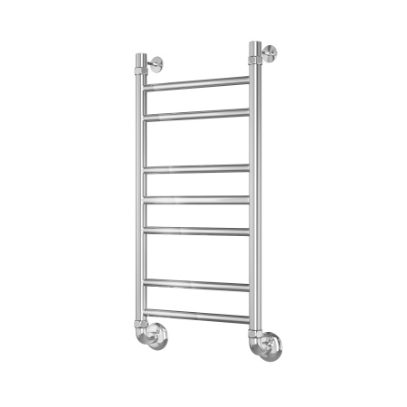 Полотенцесушитель водяной Маргроид BAU В10 80х40, П7 (2+3+2) скрытое/нижнее подключение 40, в комплекте с уголками