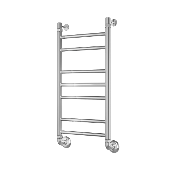 Полотенцесушитель водяной Маргроид BAU В10 80х40, П7 (2+3+2) скрытое/нижнее подключение 40, в комплекте с уголками
