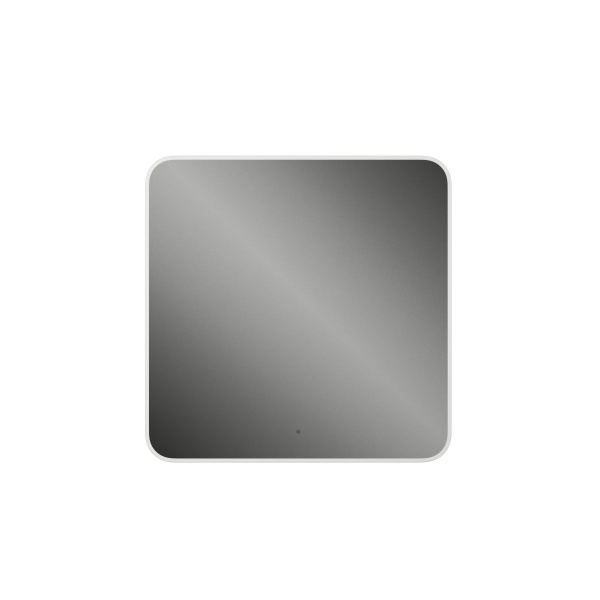 Зеркало Bau Palace Limited Edition 800х800, сенсор на взмах, c LED подсветкой, защитный корпус с высокой светопроницаемостью, теплый свет