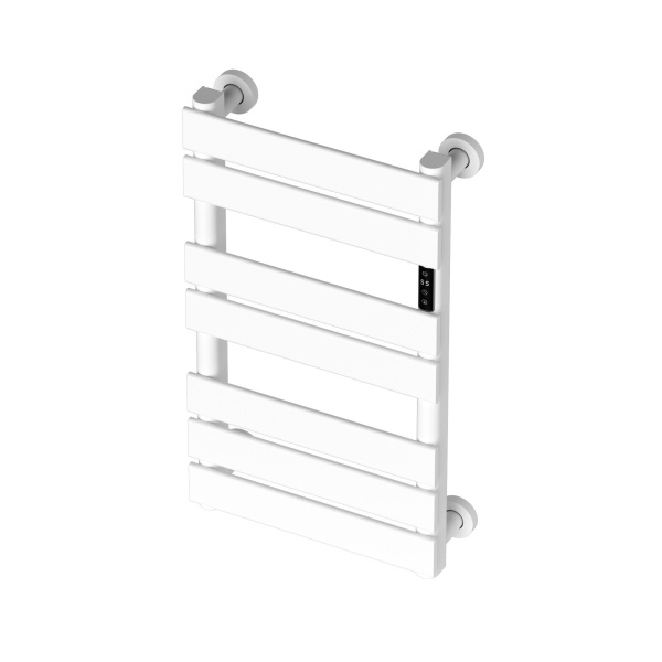Полотенцесушитель дизайнерский электрический BAU Spectrum White 70х40, подключение справа, белый матовый