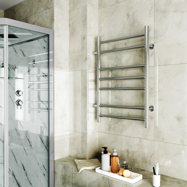 Полотенцесушитель водяной Маргроид BAU В10 50х80, П7 (2+3+2) боковое подключение 50