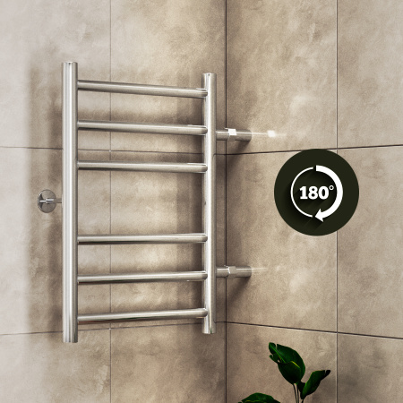 Полотенцесушитель водяной Маргроид BAU В10 40х60, П6 (3+3) боковое подключение 32