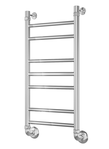 Полотенцесушитель водяной Маргроид BAU В10 80х40, П7 (2+3+2) скрытое/нижнее подключение 40, в комплекте с уголками