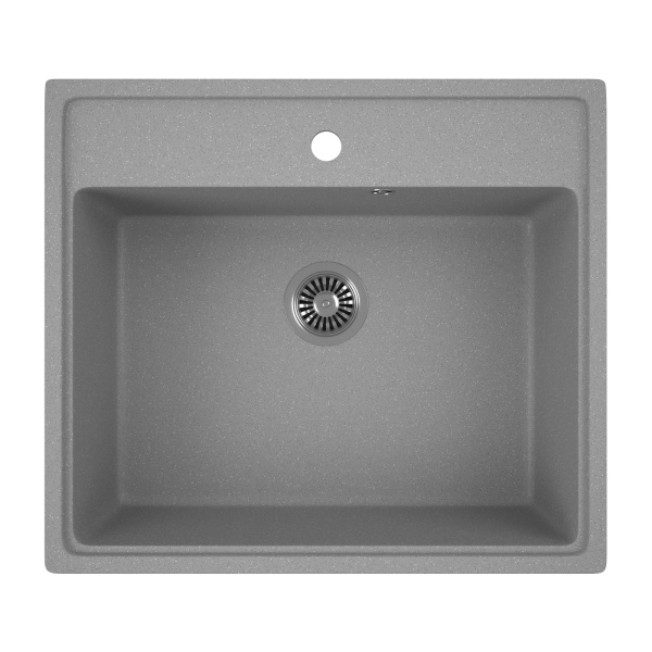 Мойка для кухни BAU Stil Pro 57х50, без выпуска, серый камень
