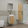 Комплект для ванной, 3 предмета (Тумба Bau Dream Blackwood 40, раковина BAU Mini 38х24, смеситель для раковины Potato Hotel, хром)