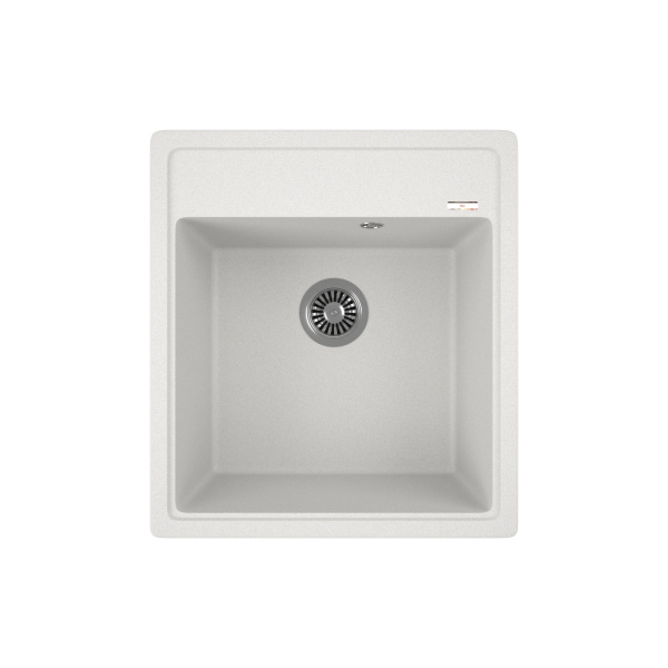 Мойка для кухни врезная кварцевая в комплекте с сифоном BAU Stil Jasmine 46х51, жасмин
