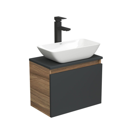 Раковина чаша накладная прямоугольная BAU Spectrum mini 47х24, белая