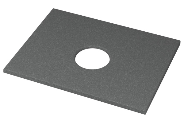 Столешница кварц под накладную раковину BAU Hotel 60, серый металлик -MRY0012