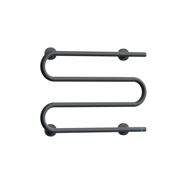 Полотенцесушитель электрический BAU M Gun Grey 41,5х61,5, темно-серый металлик