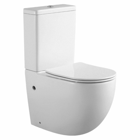 Унитаз напольный безободковый торнадо обратного потока Bau Dream Hurricane-2, усиленное быстросъёмное