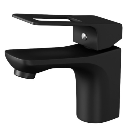 Раковина напольная с металлическими ножками (BAU Soul белая + смеситель Cerama Black, черный)