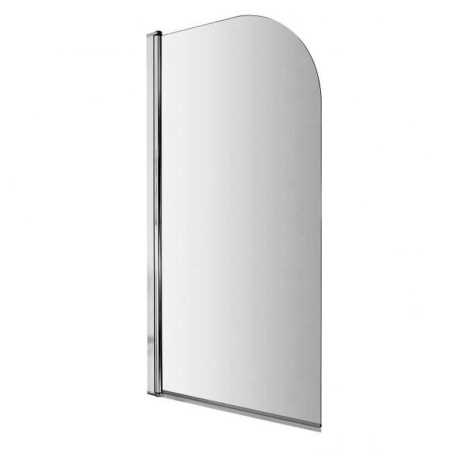 Шторка на ванну BAU Dream поворотная 140x80, прозрачное закаленное стекло 6 мм, хромированный профиль