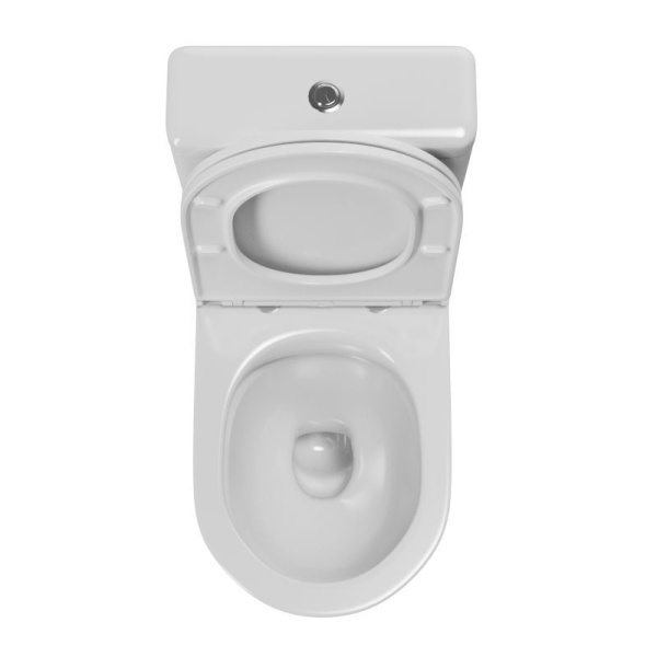 Унитаз компакт напольный безободковый Bau Dream PRO, сиденье микролифт