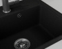 Мойка для кухни BAU Stil Pro 49х42, без выпуска, черный камень