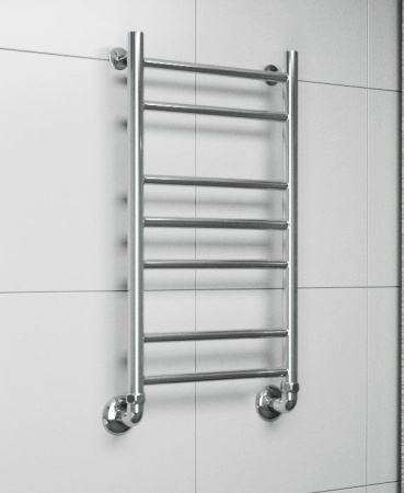 Полотенцесушитель водяной Маргроид BAU В10 40х80, П7 (2+3+2) нижнее подключение 40, хром