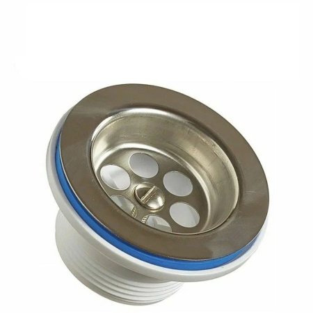 Раковина над стиральной машиной BAU Stil кварцевая в комплекте с выпуском и кронштейнами, серый металлик