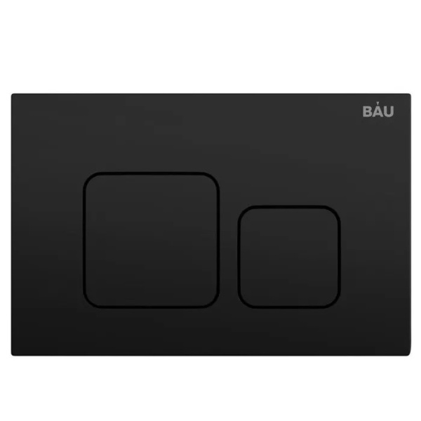 Кнопка смыва BAU Soul для инсталляции, черная матовая