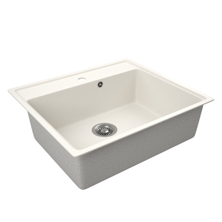 Мойка для кухни BAU Stil Pro 57х50 без выпуска, белый песок