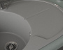 Мойка для кухни врезная кварцевая в комплекте с сифоном BAU Dream Gray silk 78х51, серый шёлк