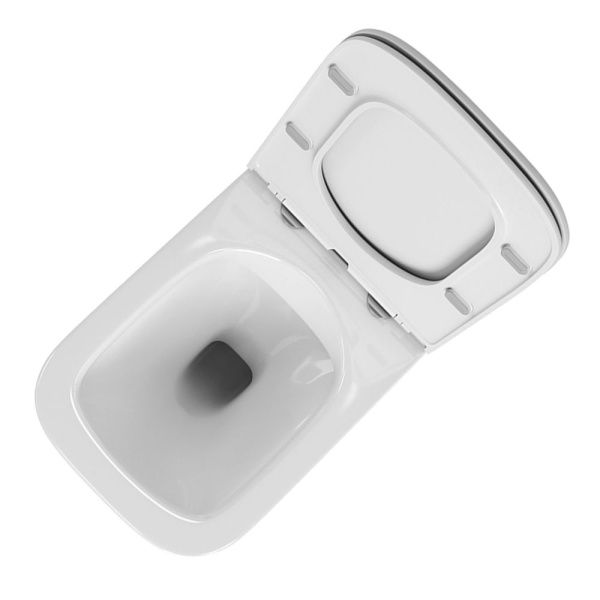 Унитаз подвесной безободковый Bau Stil 51, быстросъемное сиденье микролифт