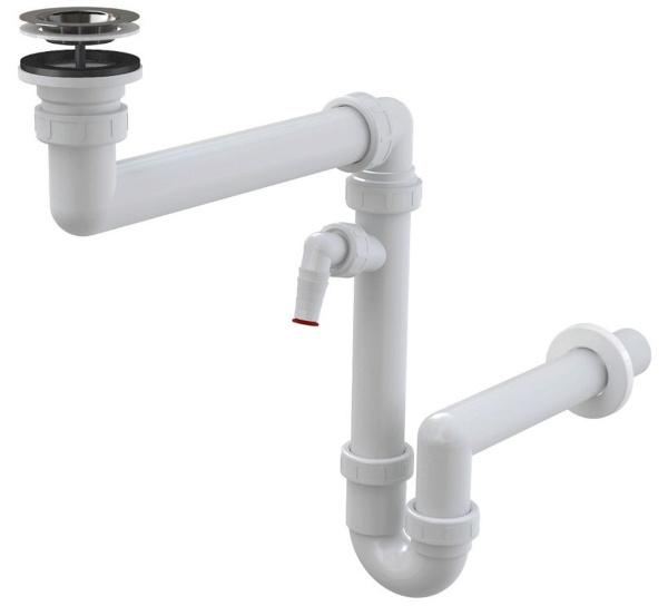 Раковина над стиральной машиной BAU Nimb 60х55, литьевой мрамор в комплекте с кронштейнами и сифоном , белый глянец