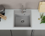 Мойка для кухни BAU Stil Pro 43х49, без выпуска, серый камень