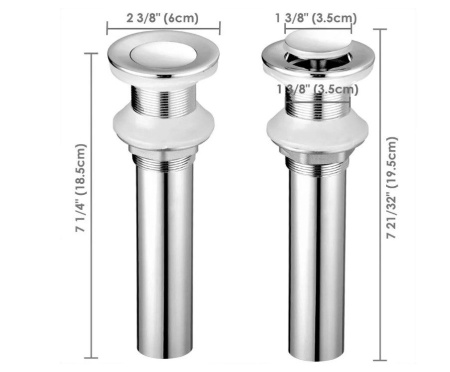 Раковина накладная со смесителем и выпуском (Умывальник BAU Triangle 59х39, белый + смеситель для раковины высокий Diadonna Dream, латунь, выпуск клик клак, хром)