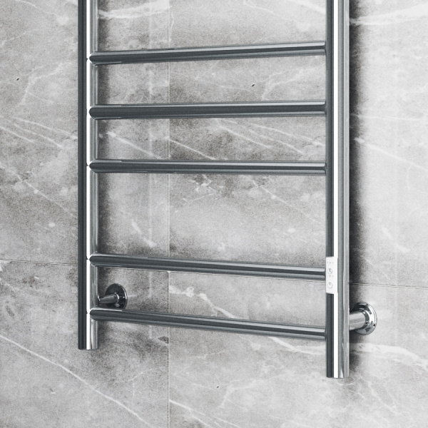 Полотенцесушитель электрический Маргроид BAU В10 50х80, П8 (3+3+2) с таймером справа, нерж. сталь, хром