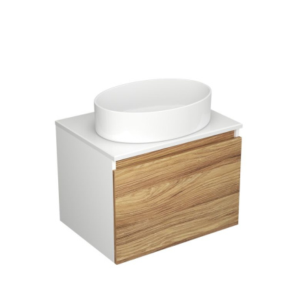 Тумба с раковиной (Тумба Bau Dream Blackwood 60, умывальник BAU Nimb 50х36)