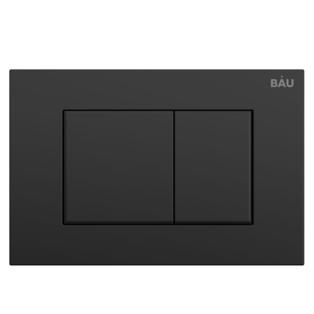 Комплект BAU 6 в 1: инсталляция BAU PRO, унитаз подвесной безободковый Bau Mif PRO, сиденье быстросъемное микролифт, клавиша BAU Stil, черный матовый