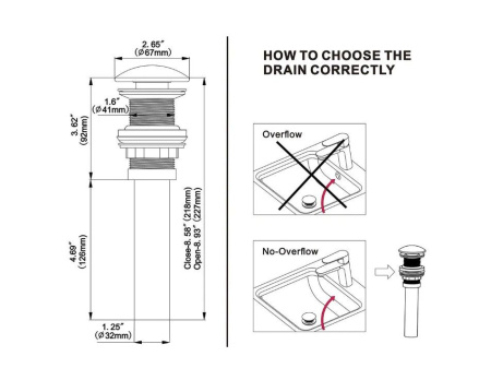 Раковина накладная со смесителем и выпуском (Умывальник BAU Triangle 59х39, белый + смеситель для раковины высокий Diadonna Dream, латунь, выпуск клик клак, белый)