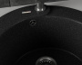 Мойка для кухни врезная кварцевая в комплекте с сифоном BAU Dream Black 51, черный