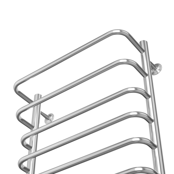 Полотенцесушитель электрический Маргроид BAU В8 Каскад 50х80, П8 с таймером справа, нерж. сталь