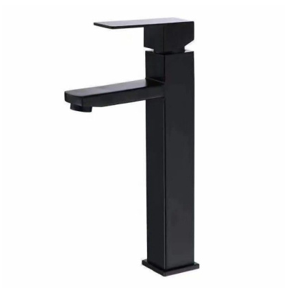 Раковина накладная со смесителем и выпуском (овальная BAU Nimb 56х36, белая + смеситель Hotel Black, черный, выпуск клик-клак черный)